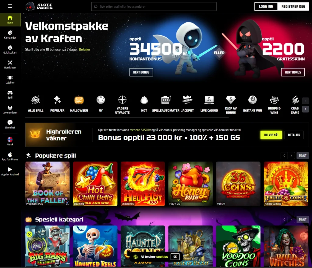 Besøk Slotsvader sin hovedside