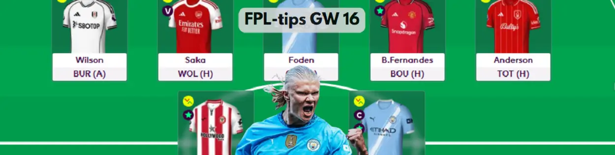 FPL-tips Gameweek 16