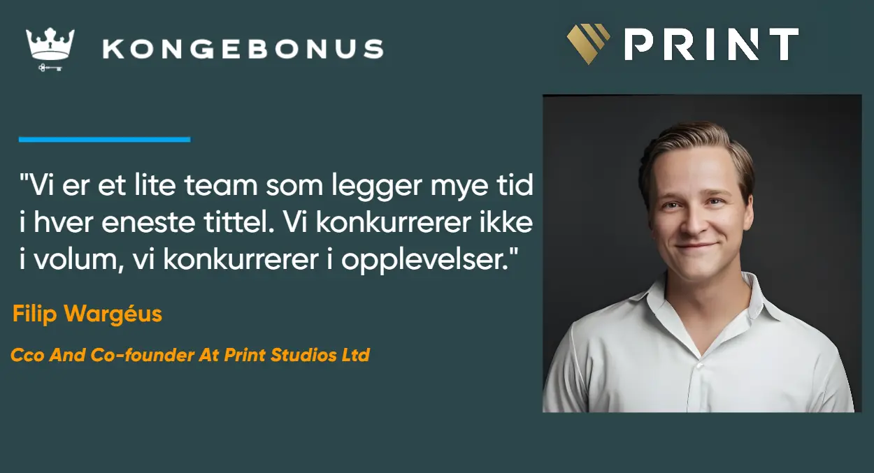 Print Studios: Eksklusivt intervju om nominasjoner, utviklingsfilosofi og veien videre image