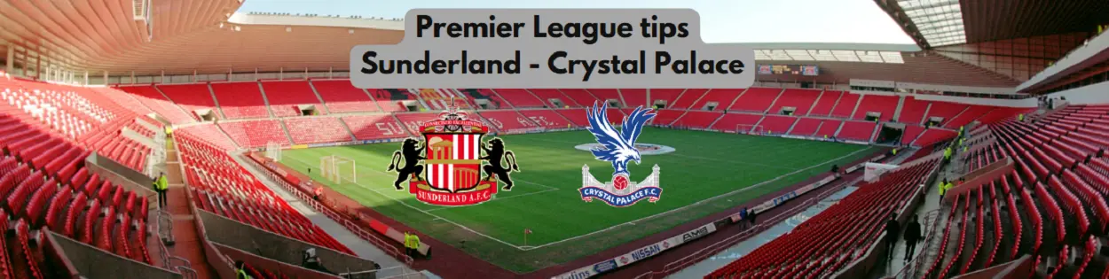 Odds tips på Sunderland - Crystal Palace