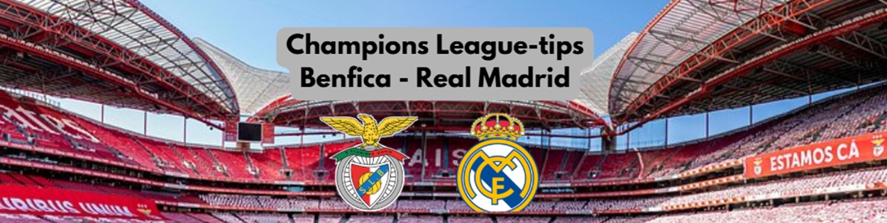Oddstips på Benfica mot Real Madrid