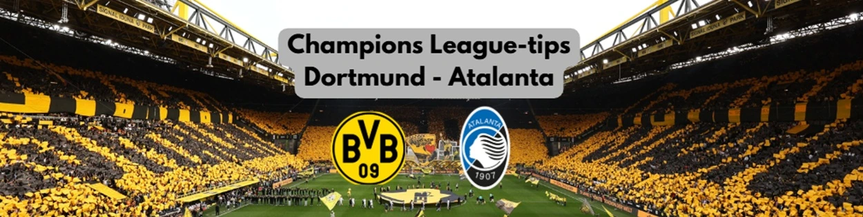 Oddstips på Dortmund mot Atalanta
