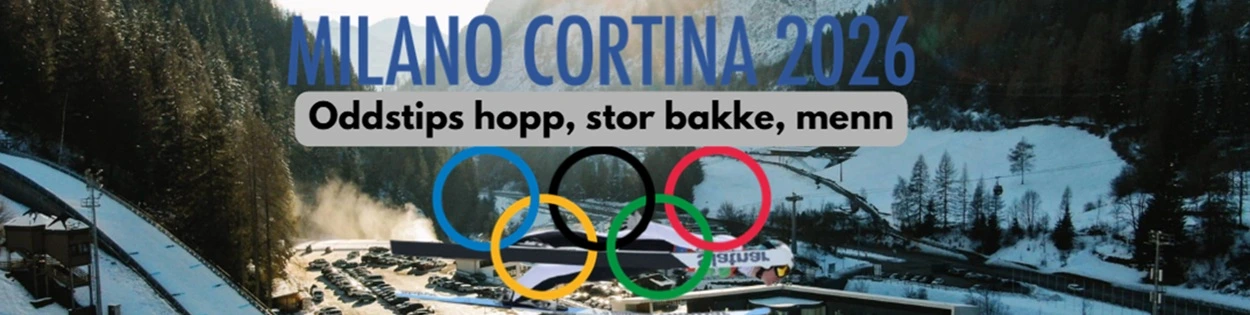 Hopp, stor bakke, menn oddstips vinter-OL