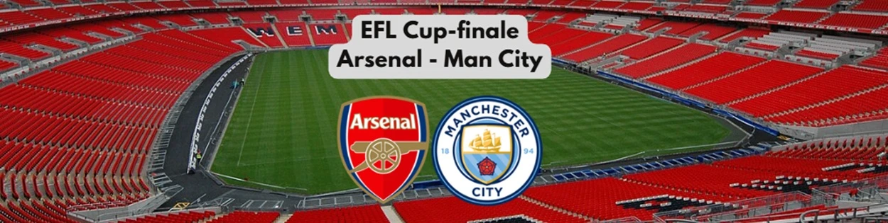 Man City mot Arsenal i EFL cup finale oddstips