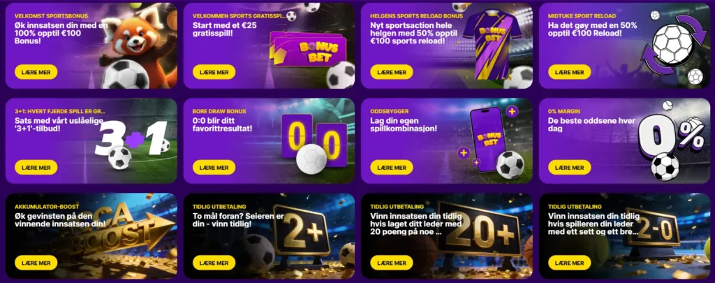 oddsbonus på BonusBet
