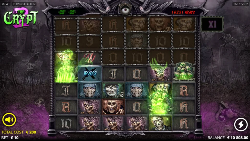 Forsaken Fingers funksjonen på the crypt 2