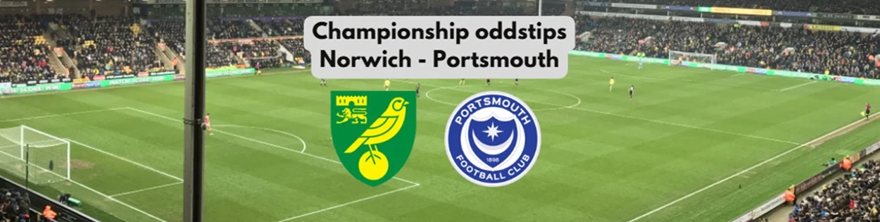 Norwich mot Portsmouth i Championship oddstips og analyse