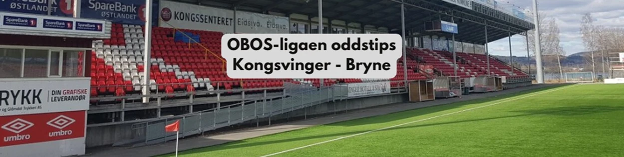 Oddstips på Kongsvinger mot Bryne i OBOS-ligaen