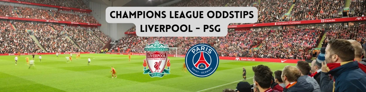 Oddstips på Liverpool mot PSG i Champions League