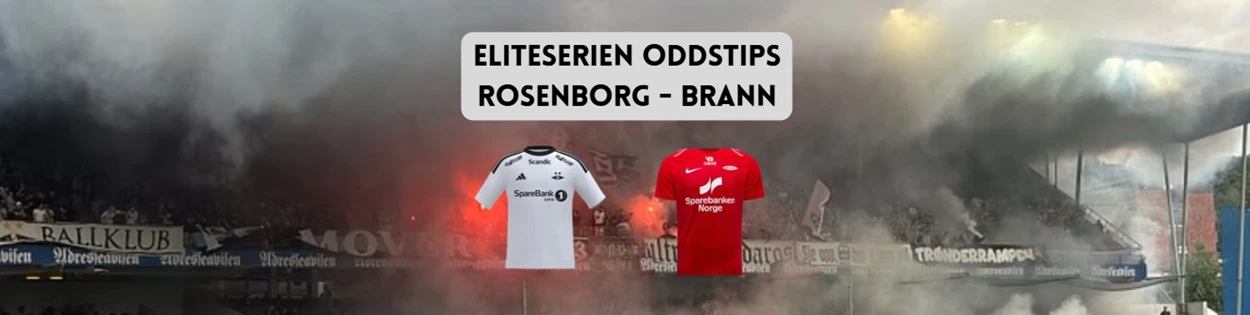 Oddstips Rosenborg Brann Eliteserien