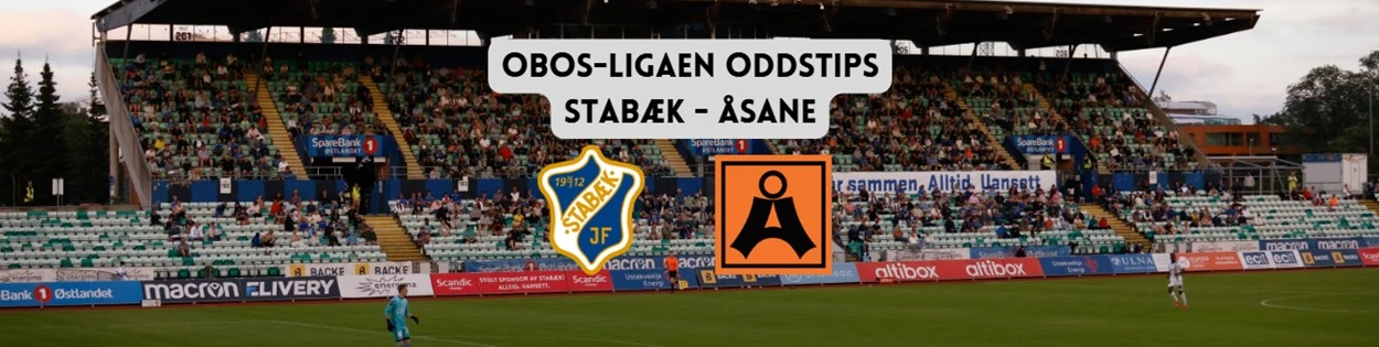 Oddstips Stabæk Åsane OBOS-ligaen