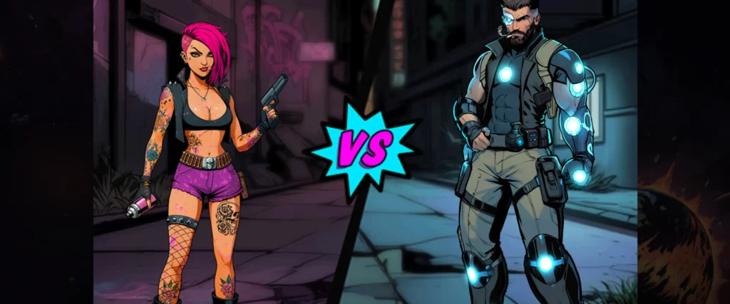 Rivalene Havoc og Vandal i Vendetta Fury