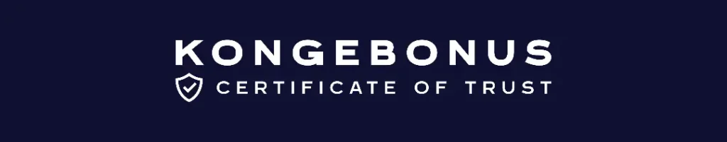 Kongebonus Certificate of Trust
CasinoFriday er tildelt Certificate of Trust etter langvarig testing og oppfølging. Utmerkelsen gis kun til casinoer som leverer stabilt over tid, spesielt innen uttak, verifisering og kundehåndtering.