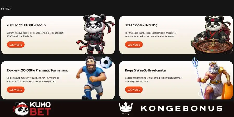 Bonuser og kampanjer hos KumoBet