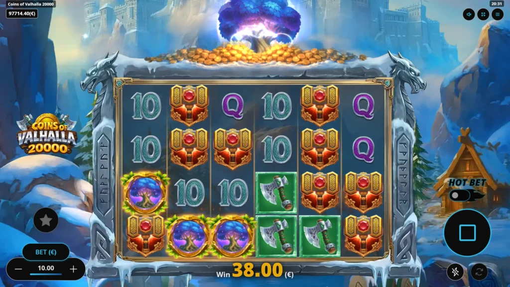 Yggdrasiltreet i Coins of Valhalla 20000