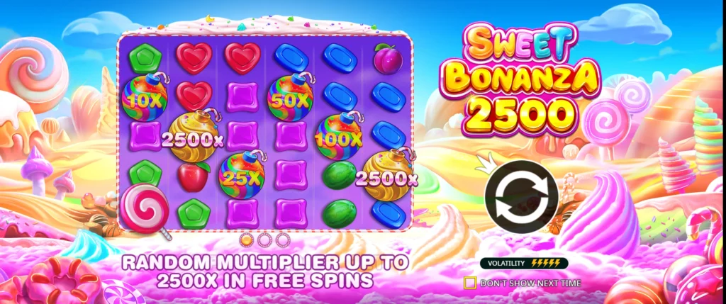 Sweet Bonanza 2500 fra Pragmatic Play