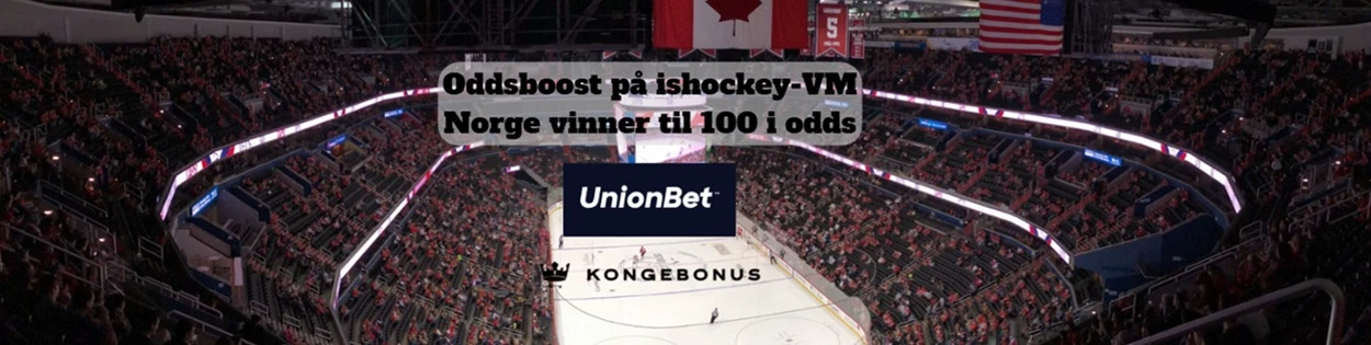 Ishockey-VM oddsboost: Norge vinner til 100 i odds