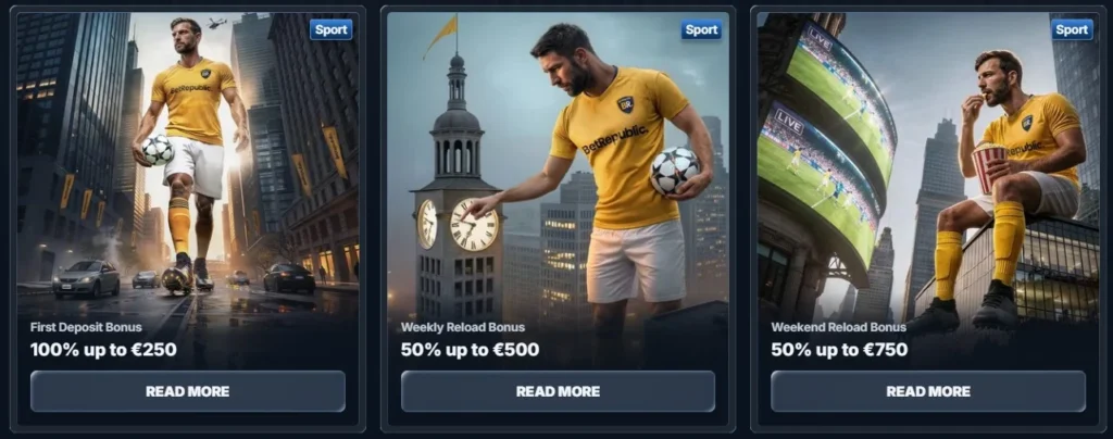 Oddsbonus fra BetRepublic