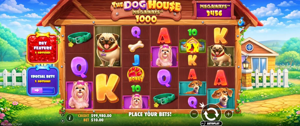 The Dog House Megaways 1000 fra Pragmatic Play