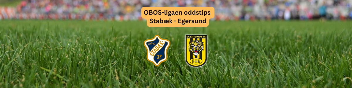 Oddstips OBOS-ligaen Stabæk - Egersund