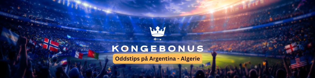 Fotball-VM oddstips Argentina - Algerie