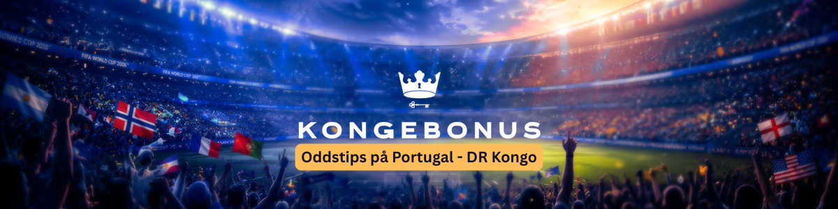 Oddstips på Portugal mot Kongo i fotball-VM
