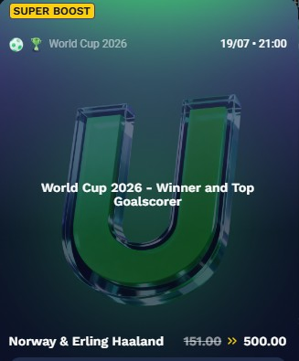 Oddsboost UnionBet Norge og Haaland