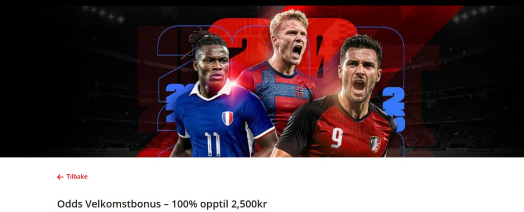oddsbonus hos ibet