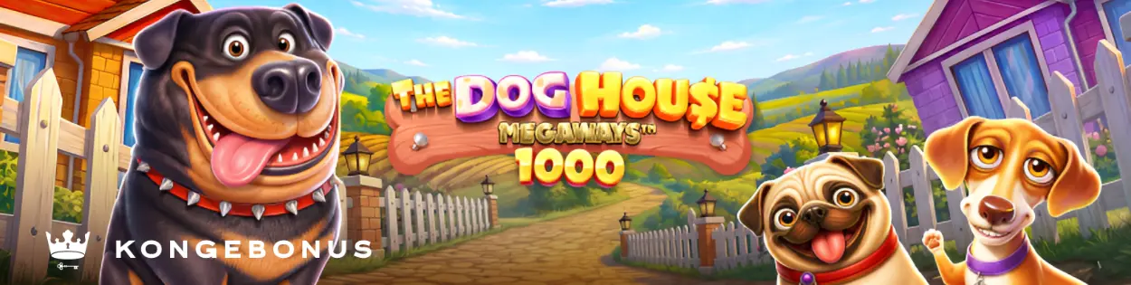 promosjonsbanner for the dog house megaways1000