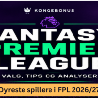 Fantasy Premier League dyreste spiller