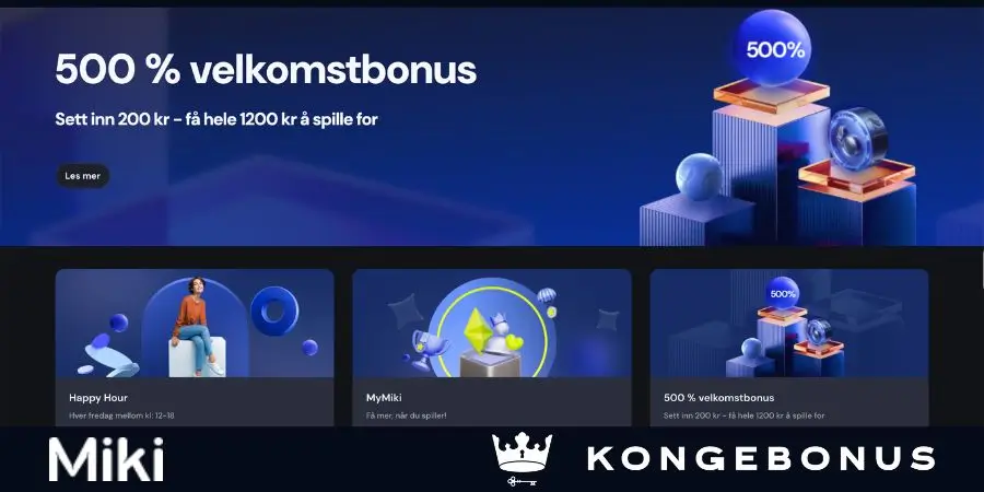 Bonuser og kampanjer hos Miki