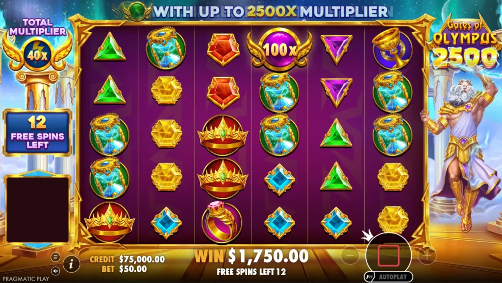 Super Free Spins 1 med multiplikatorer