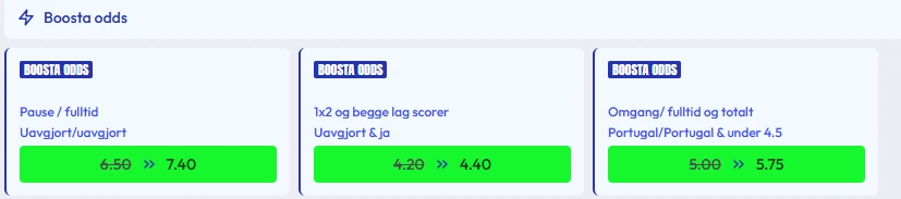 BetFriday oddsboost