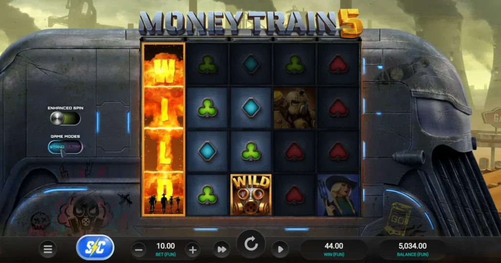 Wild-hjul i Money Train 5