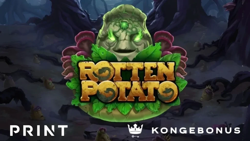 Foreløpig logo for Print Studios-spillet Rotten Potato.