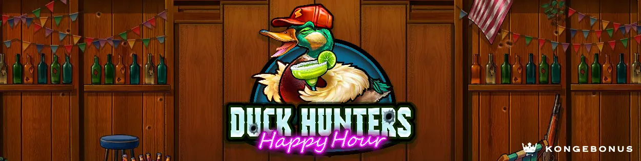 duck hunters happy hour banner