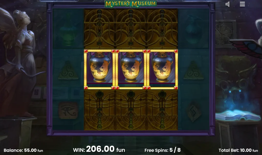 Gratisspinn i Mystery Museum