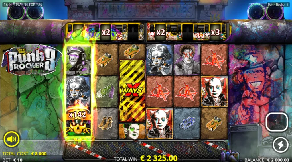 Mauerfall-spinn i Punk Rocker 3